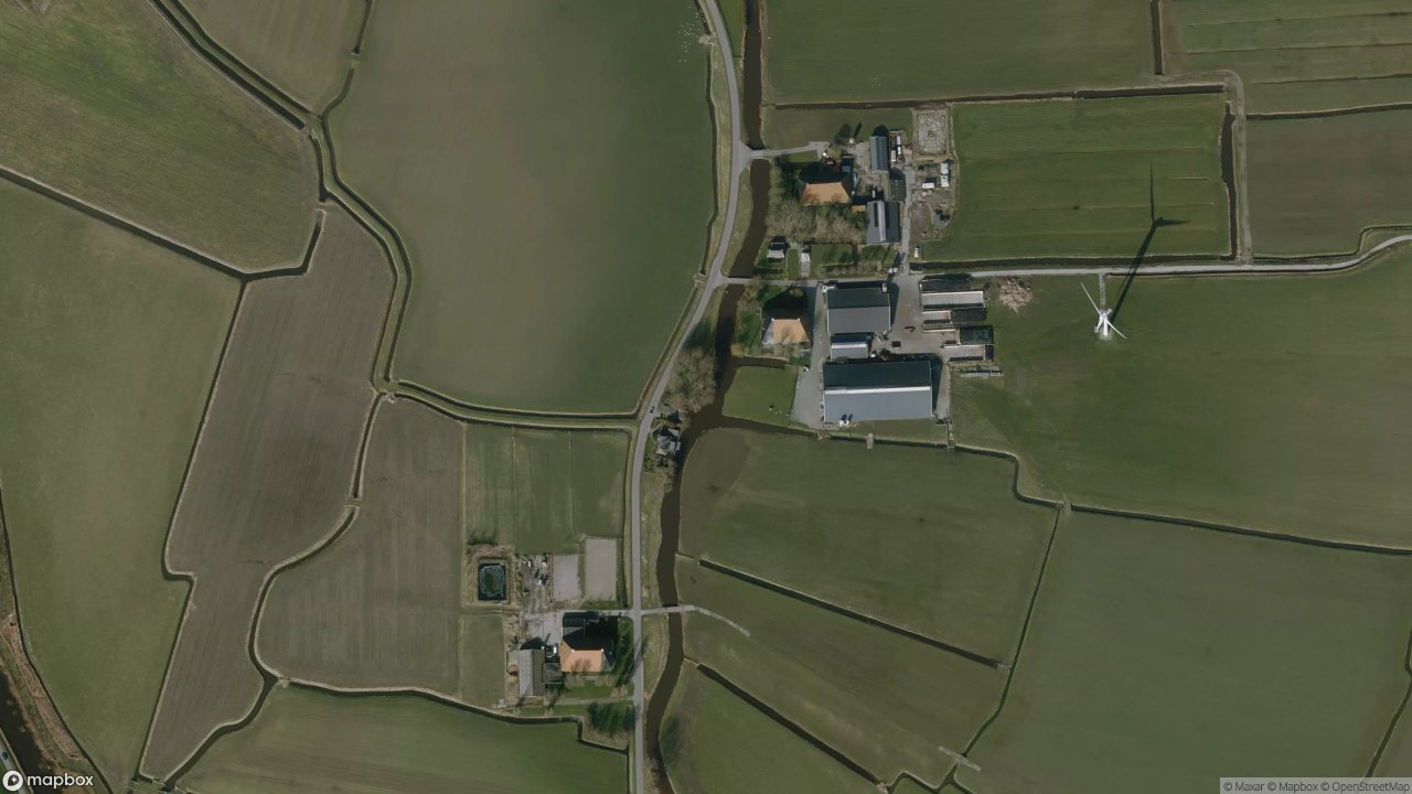 Satellietfoto 8761PH Ferwoude