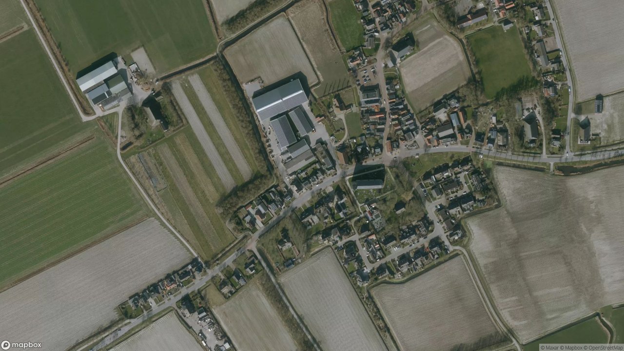 Satellietfoto 8854AB Oosterbierum