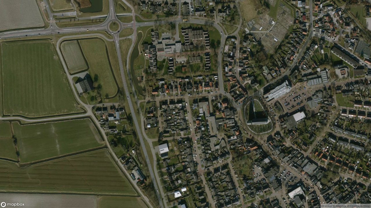 Satellietfoto 9051AE Stiens