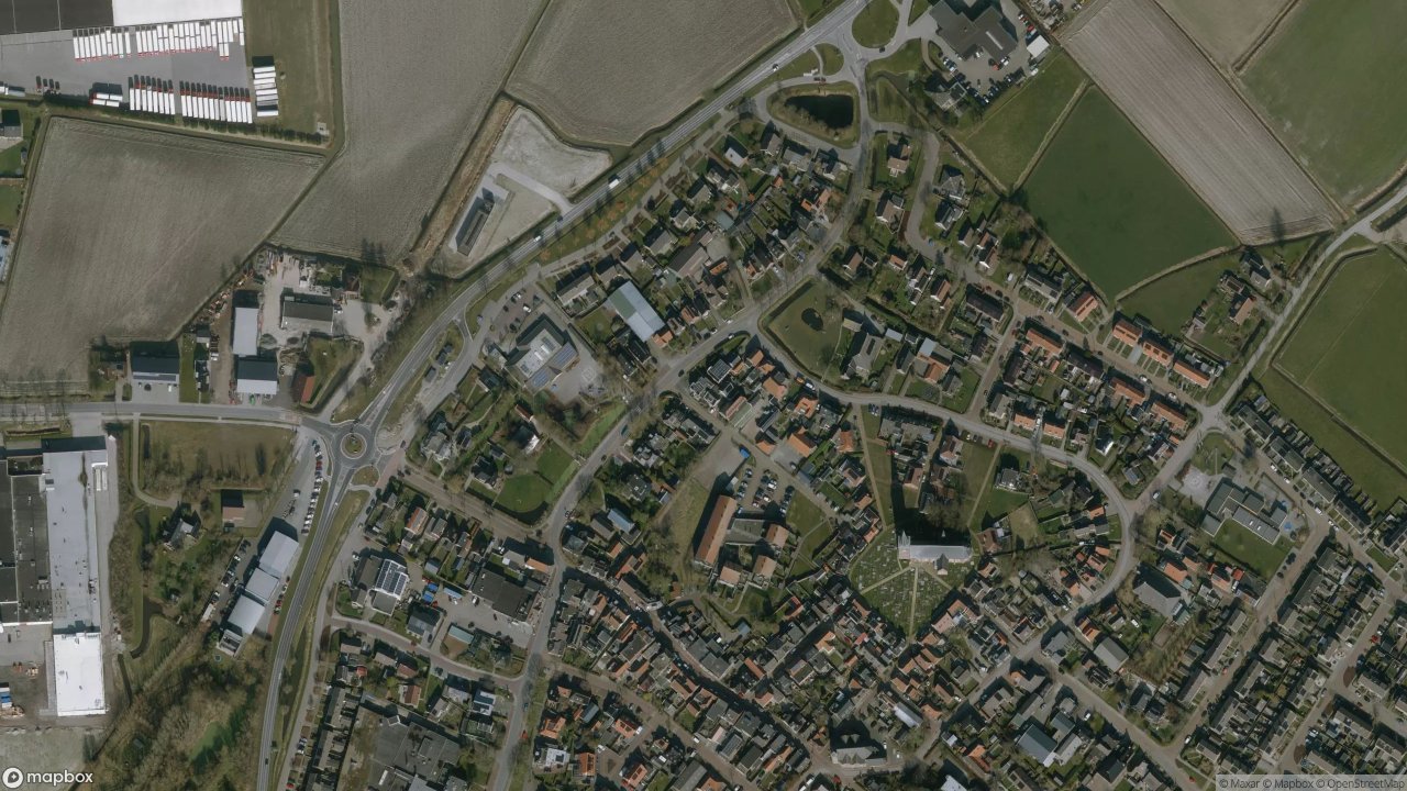 Satellietfoto 9074AJ Hallum