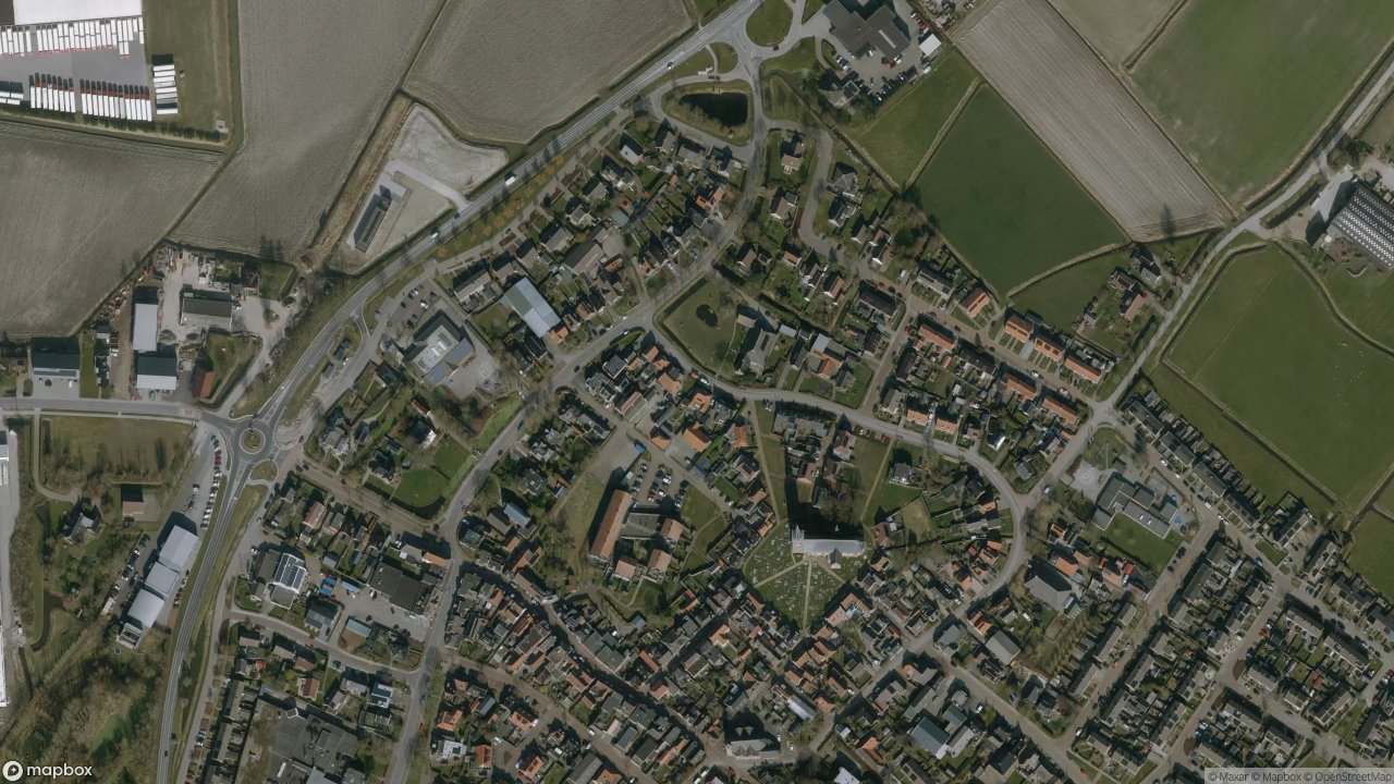 Satellietfoto 9074AL Hallum