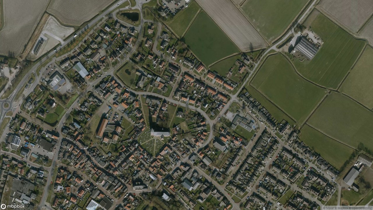 Satellietfoto 9074AM Hallum