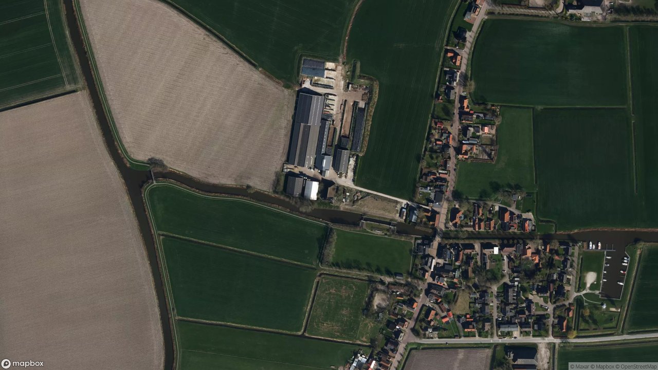 Satellietfoto 9078PM Oudebildtzijl