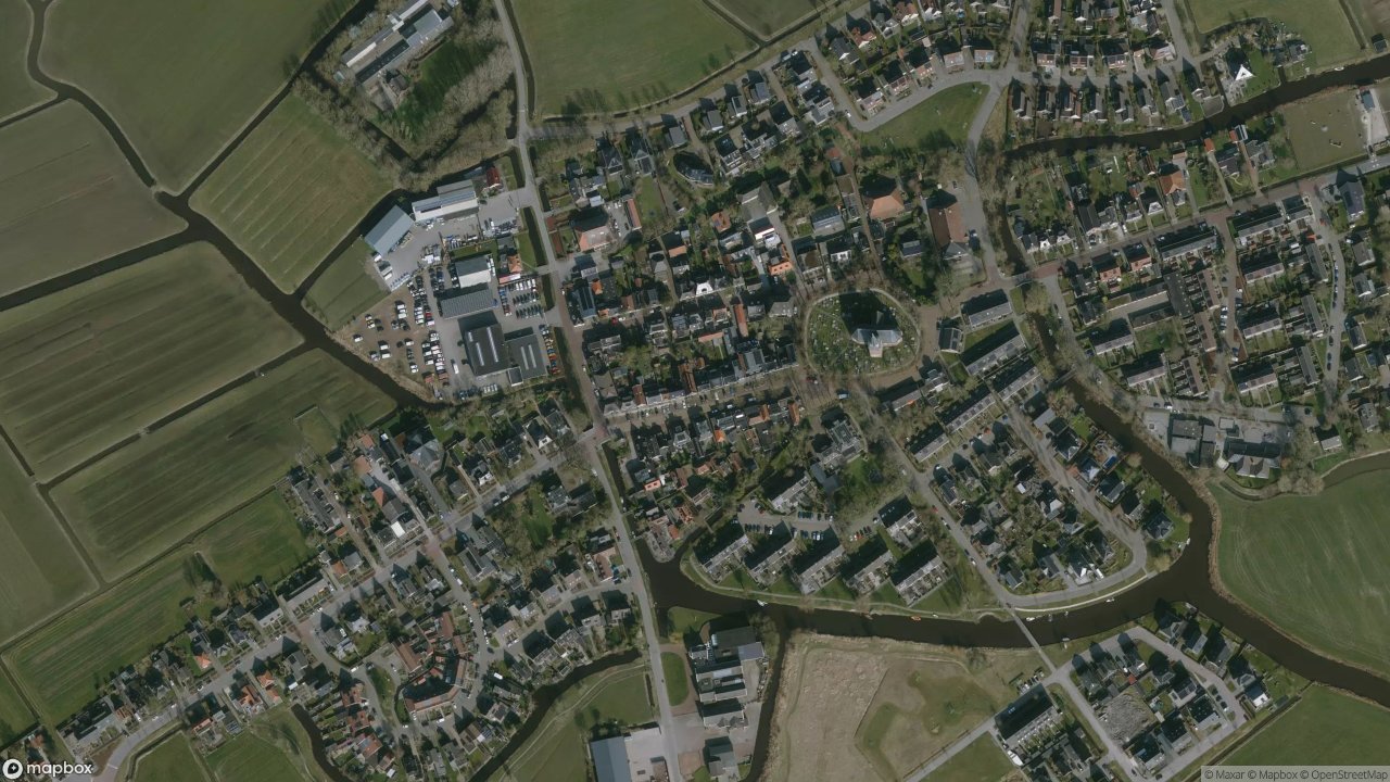 Satellietfoto 9088AE Wirdum