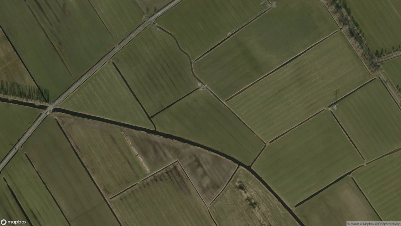 Satellietfoto 9108AK Broeksterwâld