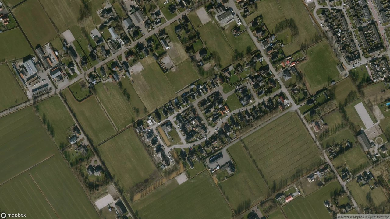 Satellietfoto 9108LA Broeksterwâld