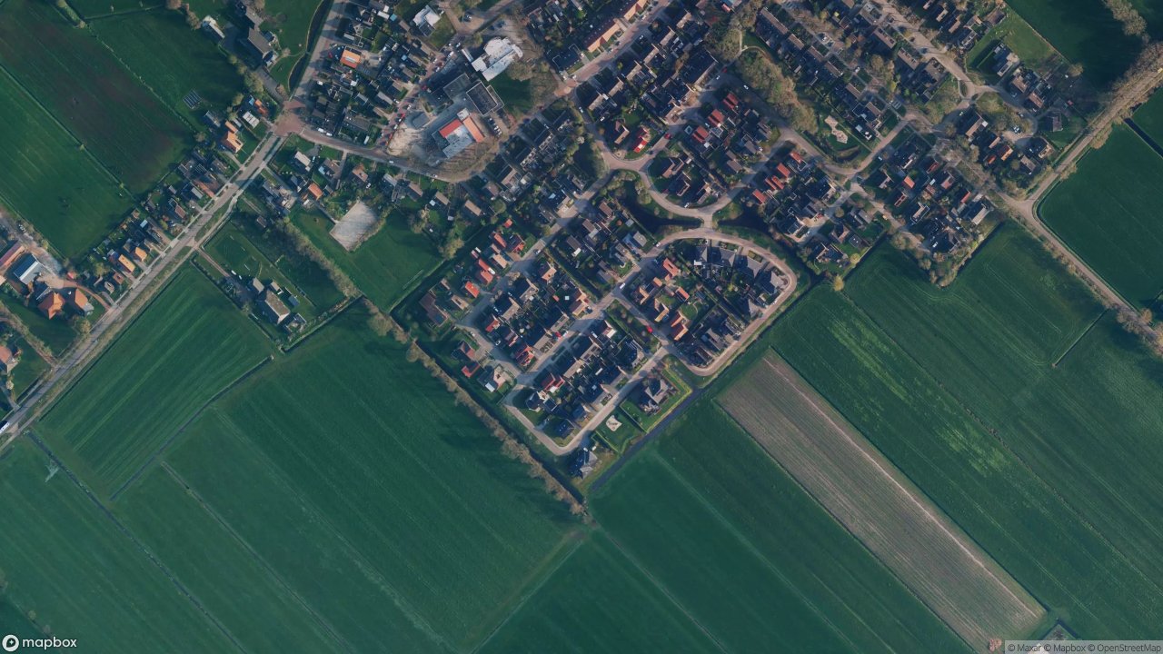 Satellietfoto 9241EM Wijnjewoude