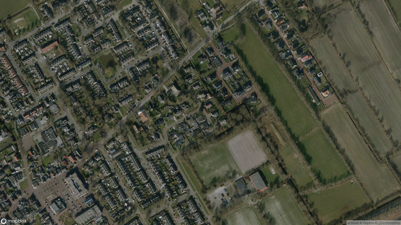 Satellietfoto 9269NA Feanwâlden