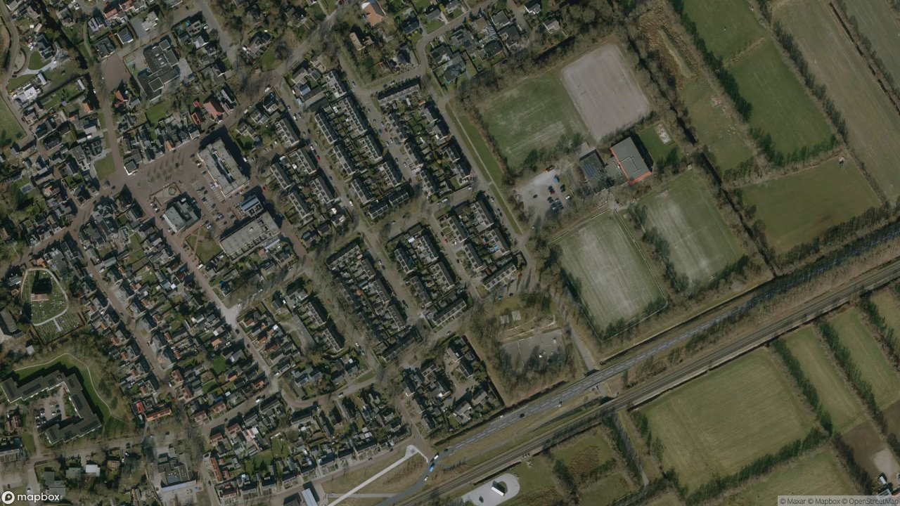 Satellietfoto 9269ND Feanwâlden