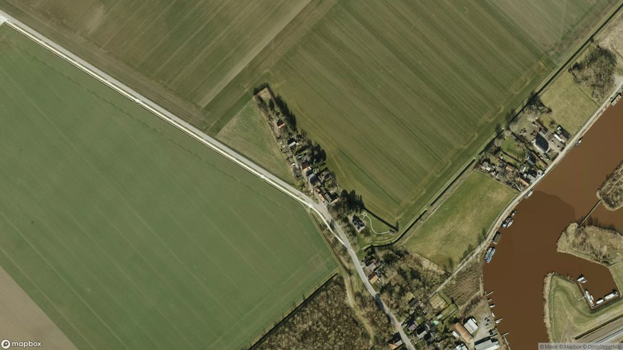 Satellietfoto 9691PB Oudezijl