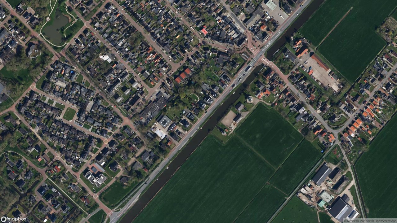 Satellietfoto 9791AA Ten Boer