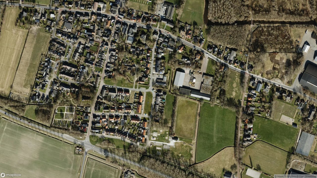 Satellietfoto 9964AK Wehe-den Hoorn